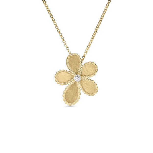 Roberto Coin Jasmine Flower Necklace