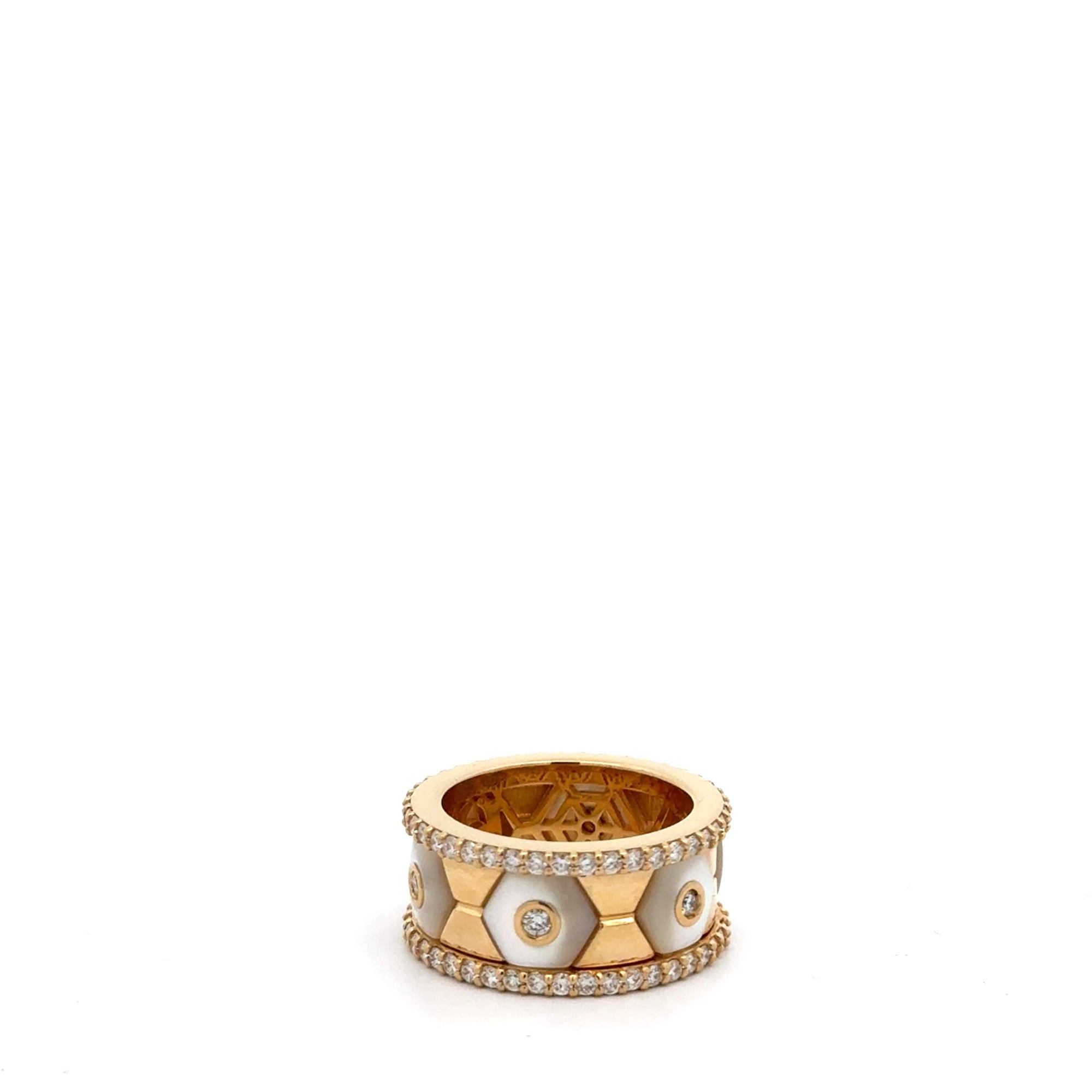 MISENO MOTHER OF PEARL BAIA SOMMERSA RING