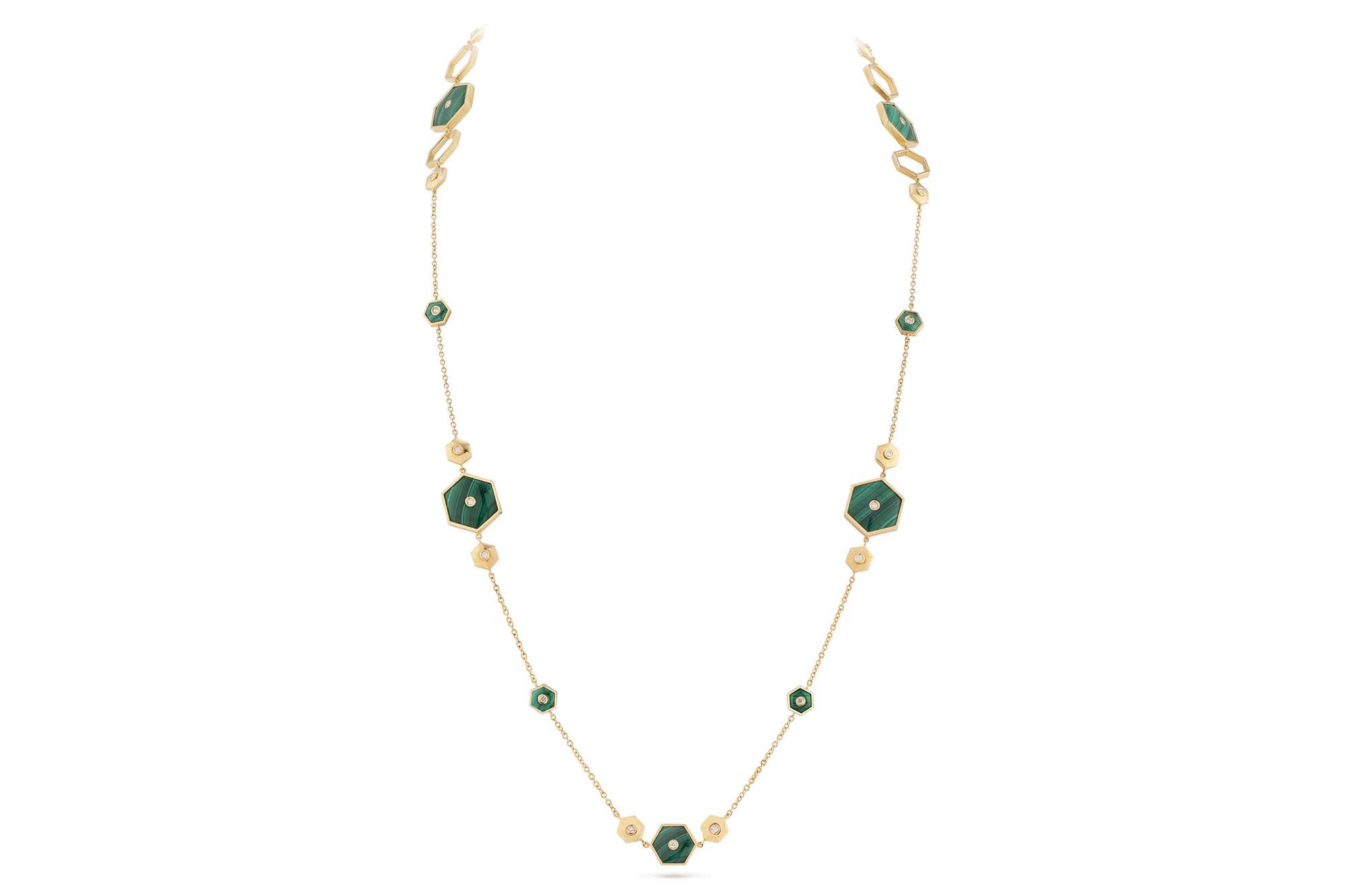 MISENO MALACHITE BAIA SOMMERSA NECKLACE