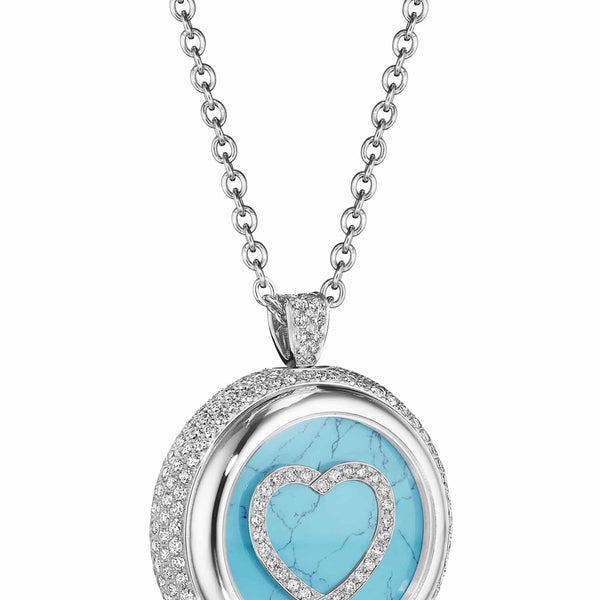 Paul Forrest HEART’S PASSION Medallion Pendant PF-MW24