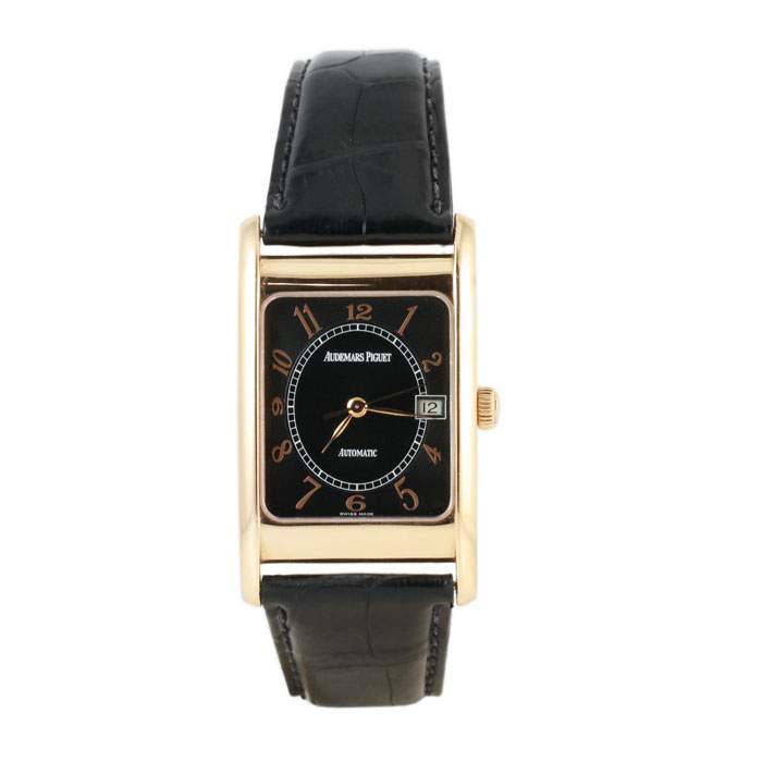 PRE OWNED MEN'S 18KT ROSE GOLD AUDEMARS PIGUET WATCH