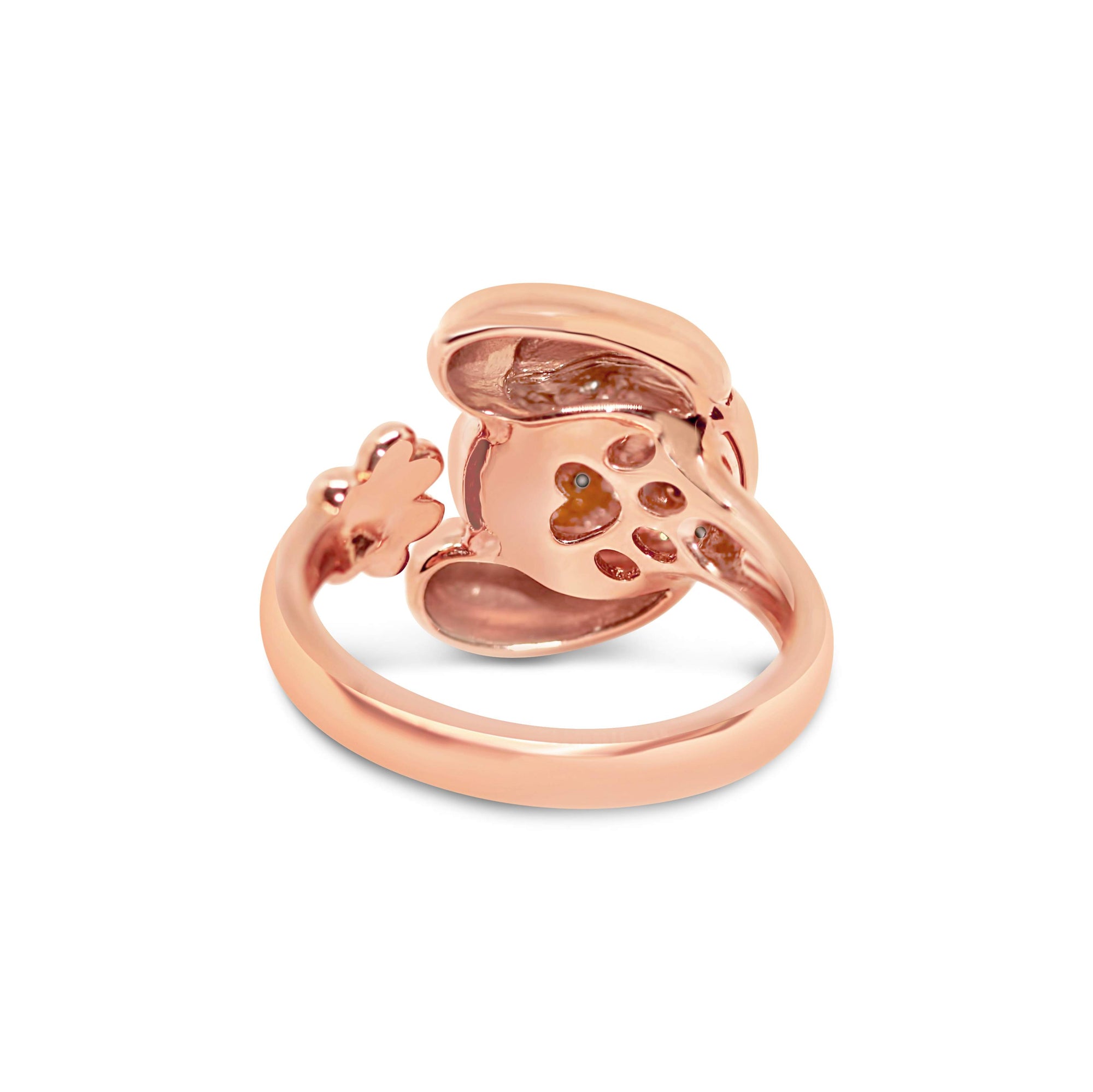 18KT ROSE GOLD GIOVANNI FERRARIS CAVALIER KING CHARLES RING.