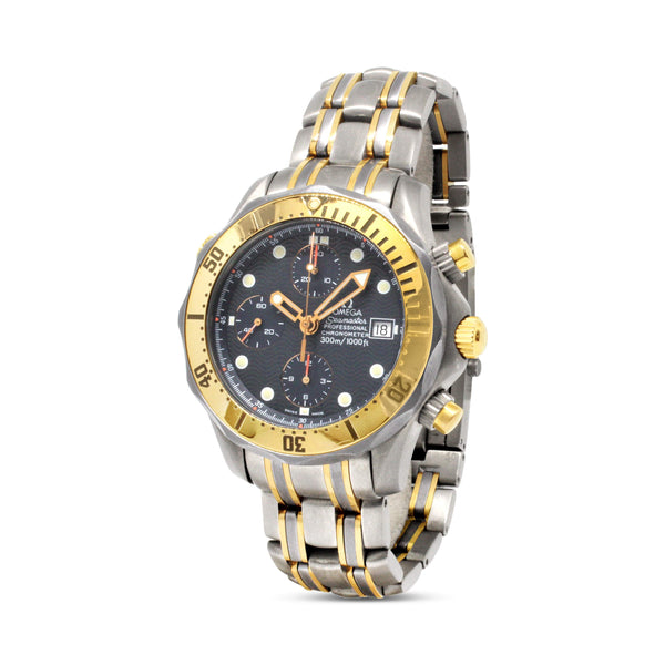 PRE OWNED OMEGA SEAMASTER PROFESSIONAL CHRONO WATCH.