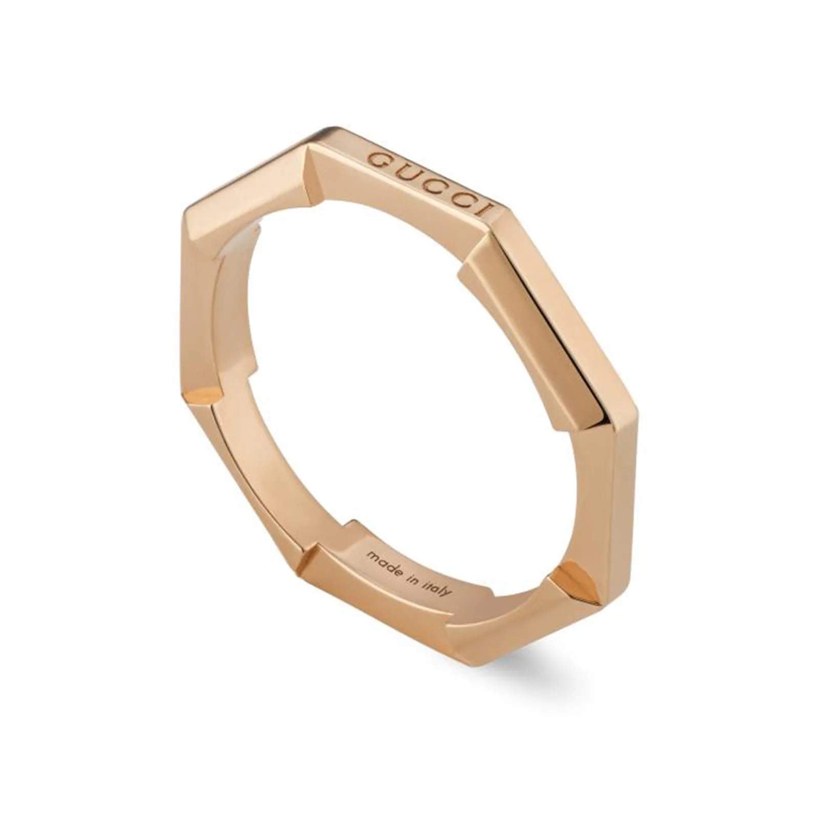 18KT GOLD GUCCI LINK TO LOVE RING.