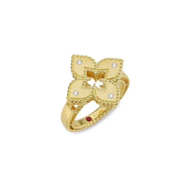 18KT GOLD ROBERTO COIN VENETIAN PRINCESS RING