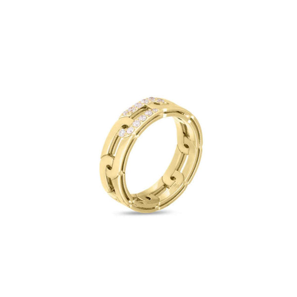 18KT GOLD ROBERTO COIN NAVARRA RING