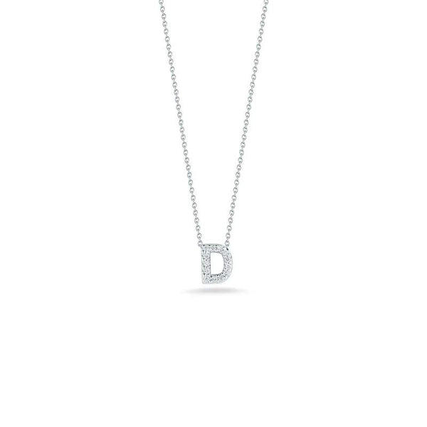 18KT GOLD ROBERTO COIN LOVE LETTER "D" NECKLACE