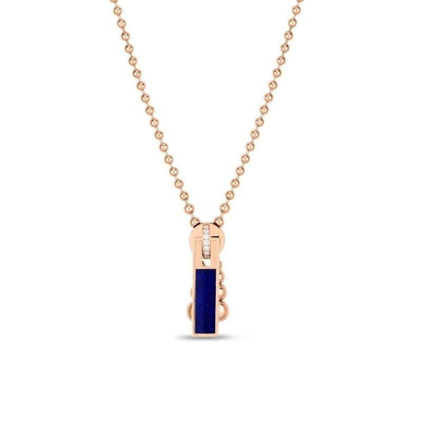 18KT GOLD ROBERTO COIN ZIPPER NECKLACE