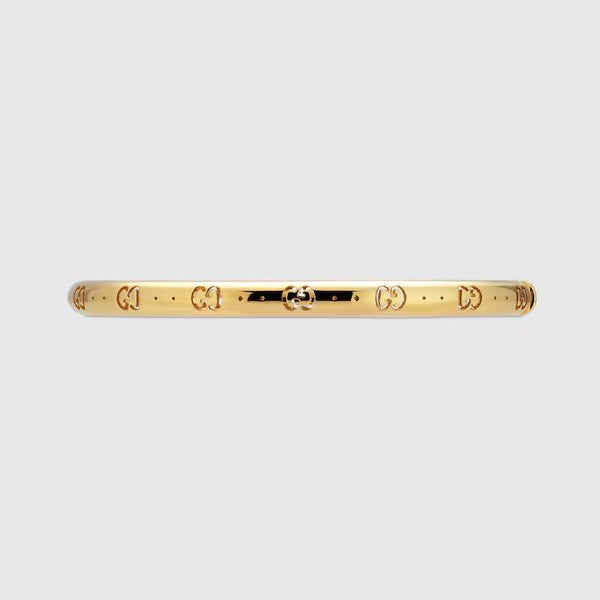 18KT GOLD GUCCI ICON BANGLE