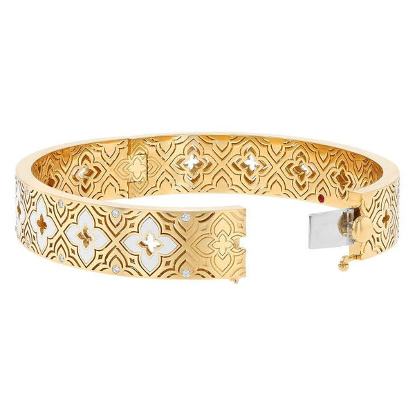 18KT GOLD ROBERTO COIN PRINCESS BANGLE