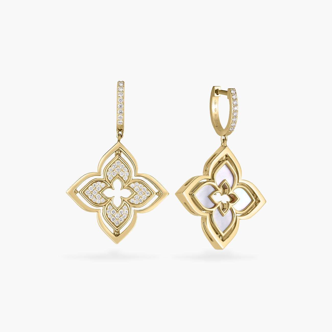 18KT GOLD ROBERTO COIN EARRINGS