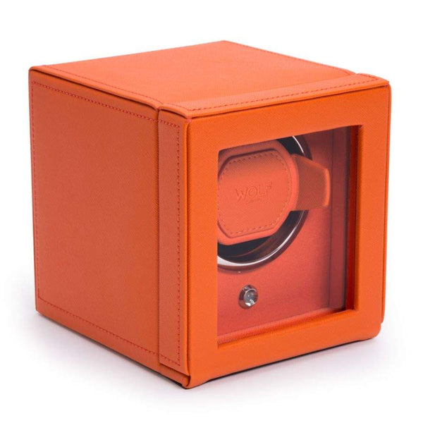 WOLF CUB WATCH ORANGE WATCH WINDER