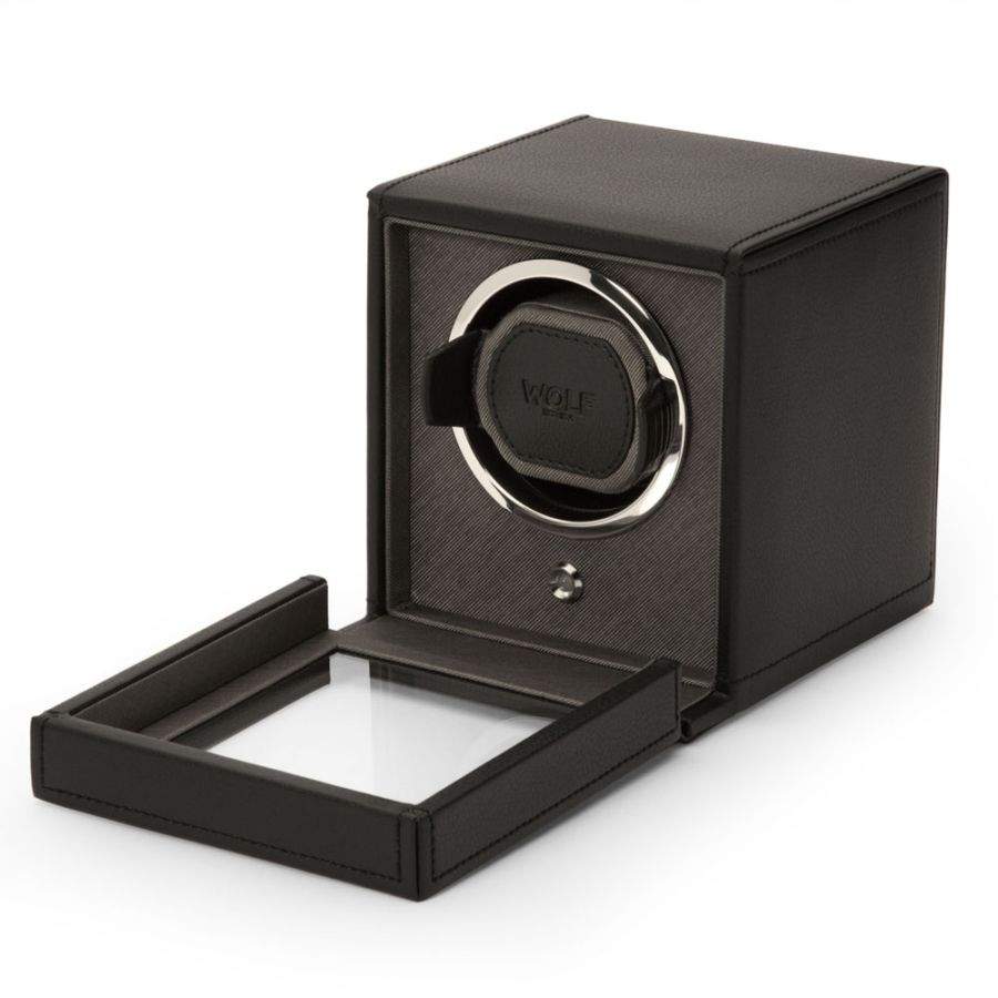 WOLF CUB WATCH BLACK WATCH WINDER