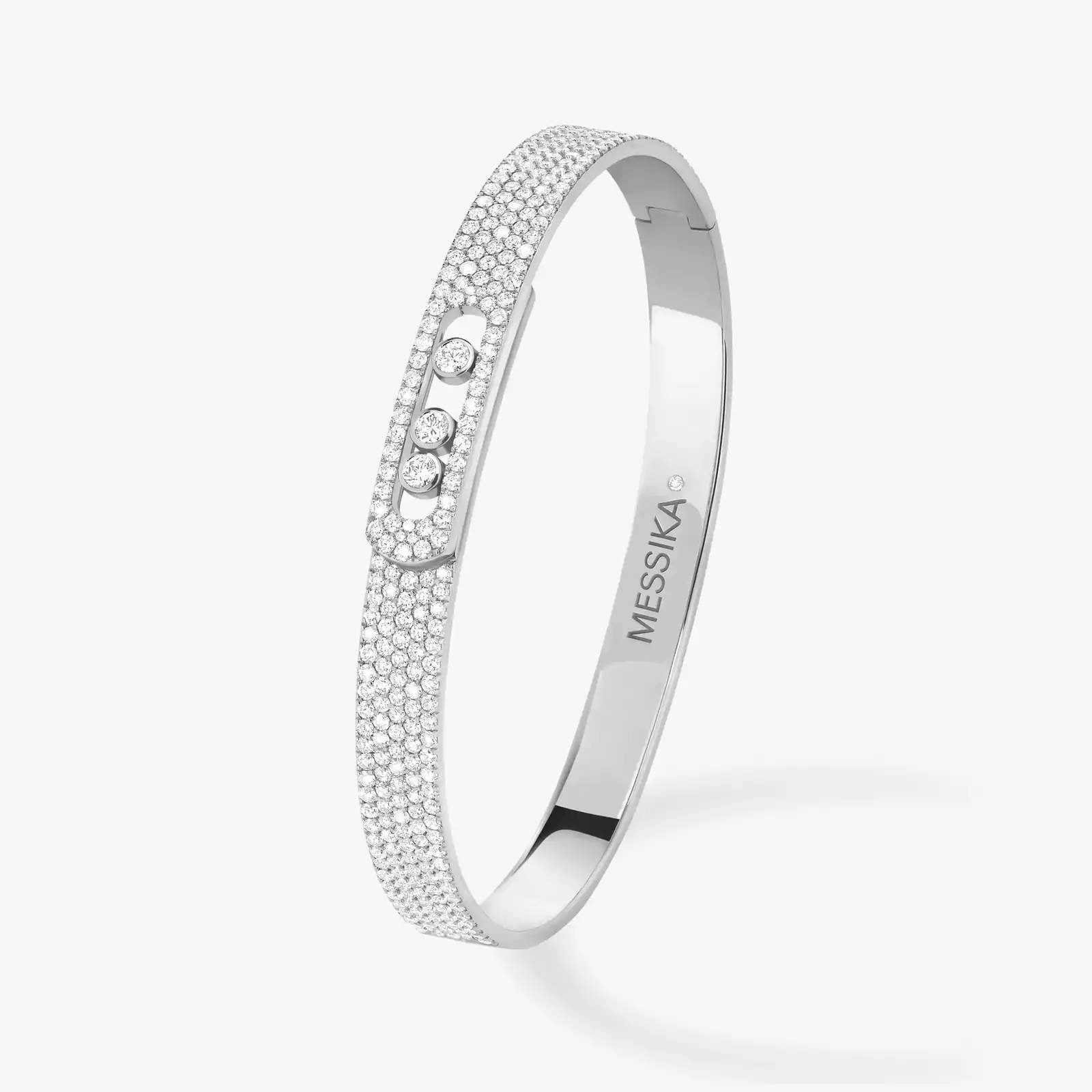 18KT GOLD MESSIKA MOVE NOA BANGLE.