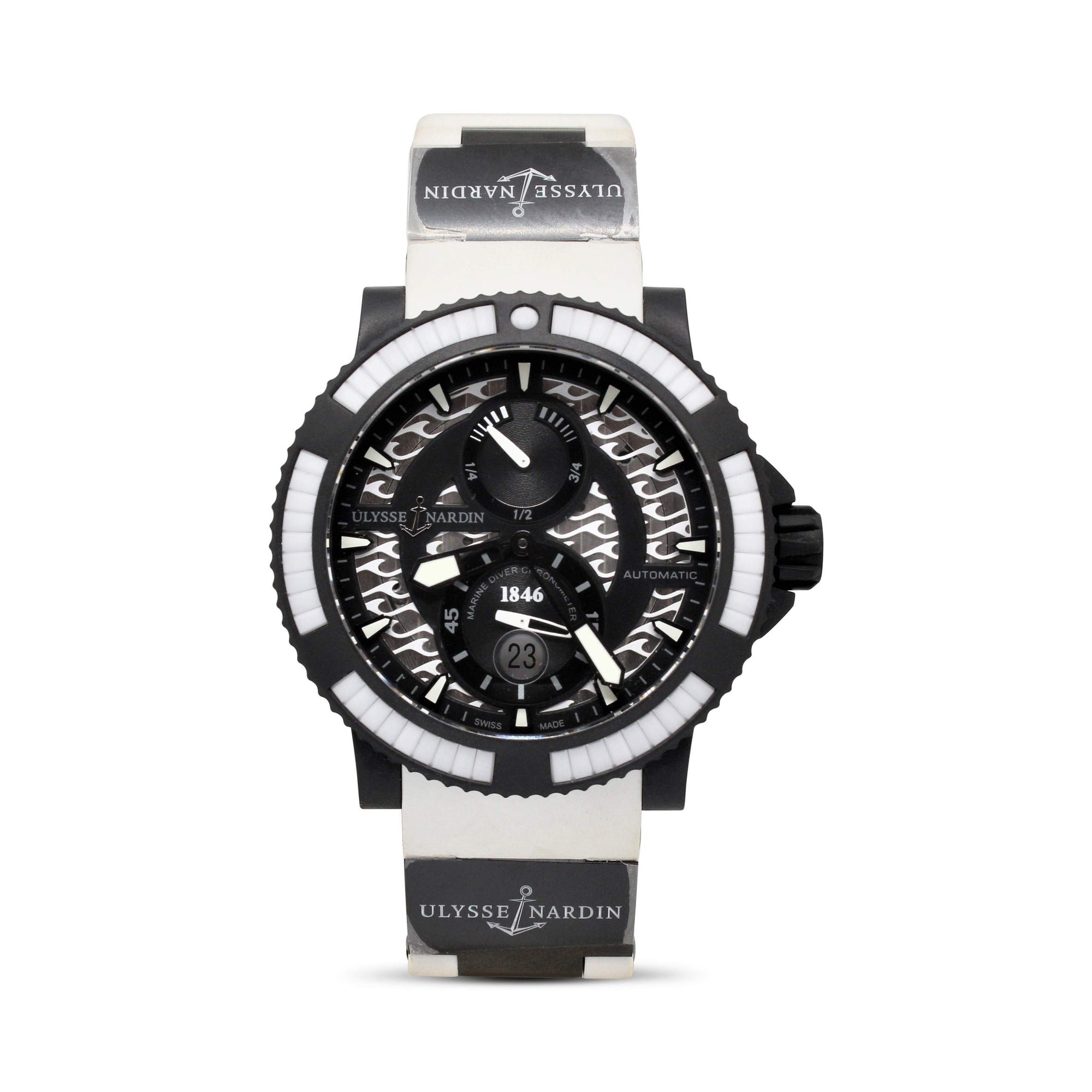 Pre-Owned Men's Ulysse Nardin Diver Black Sea Watch.