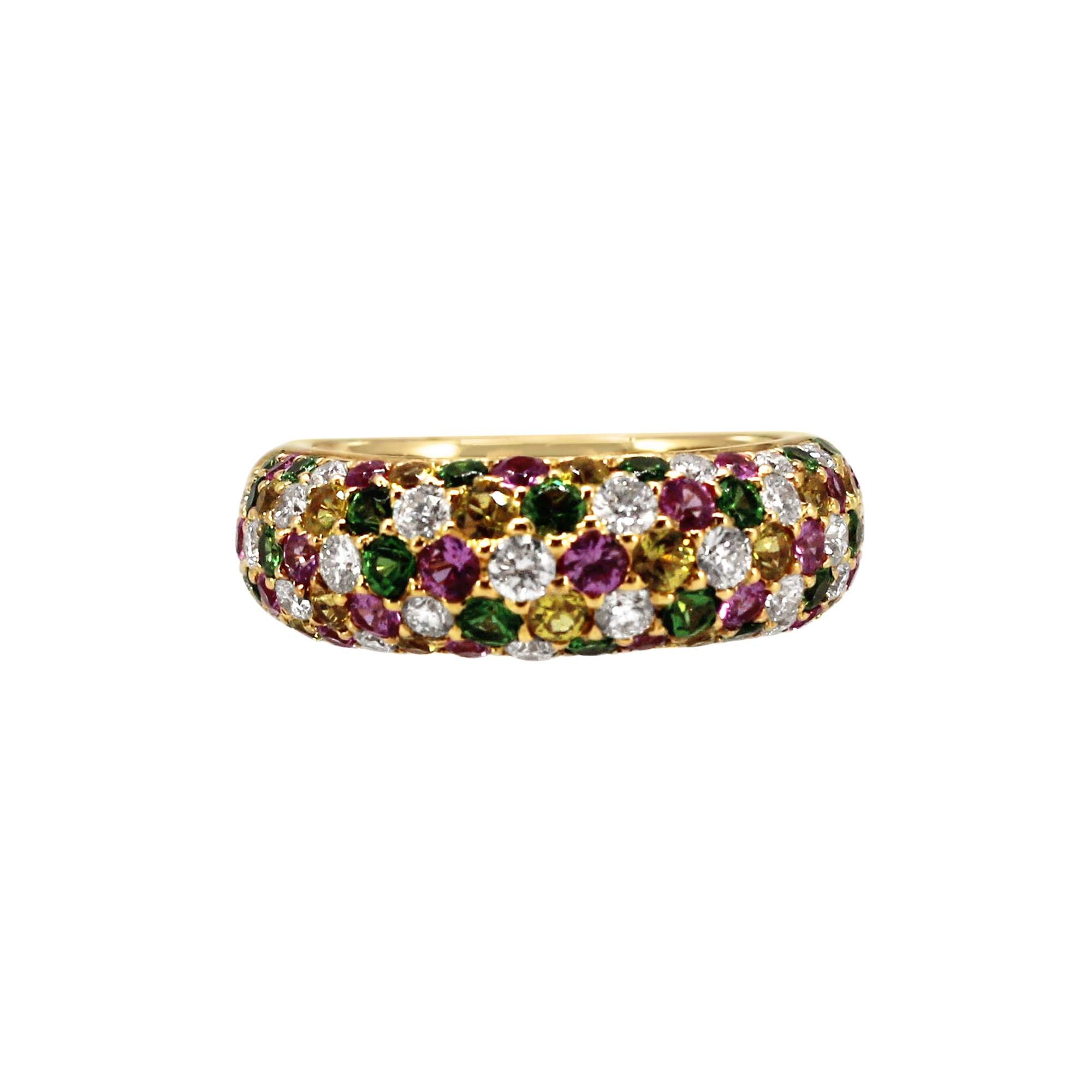 MULTI COLOR STONE RING