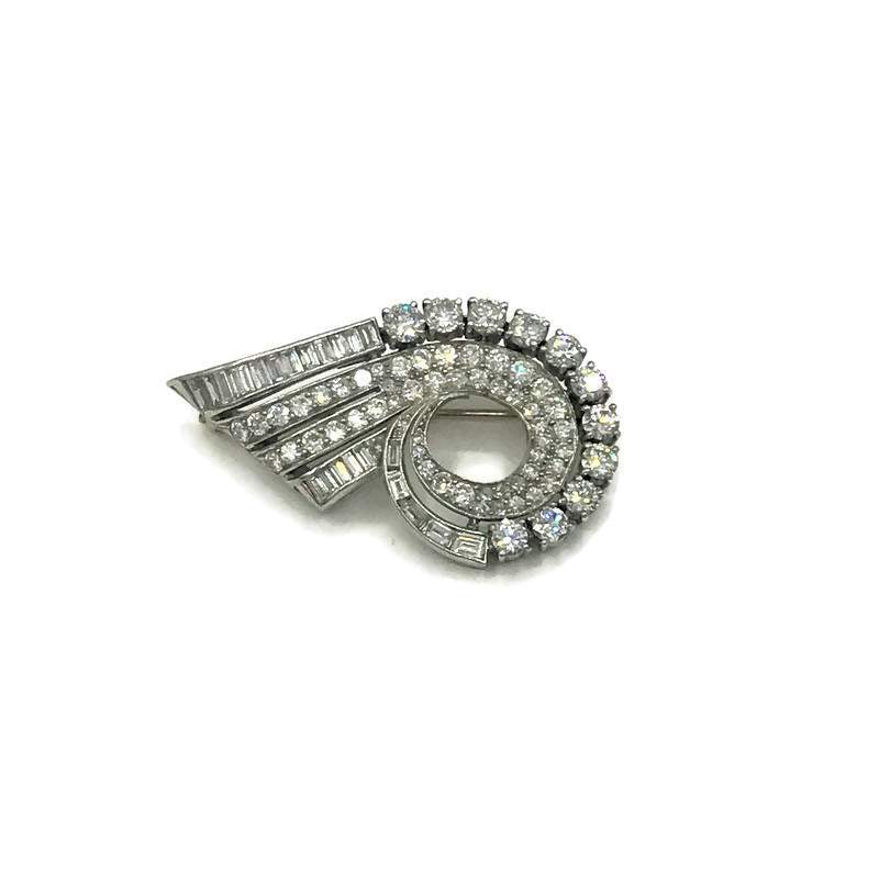 VINTAGE DIAMOND BROOCH