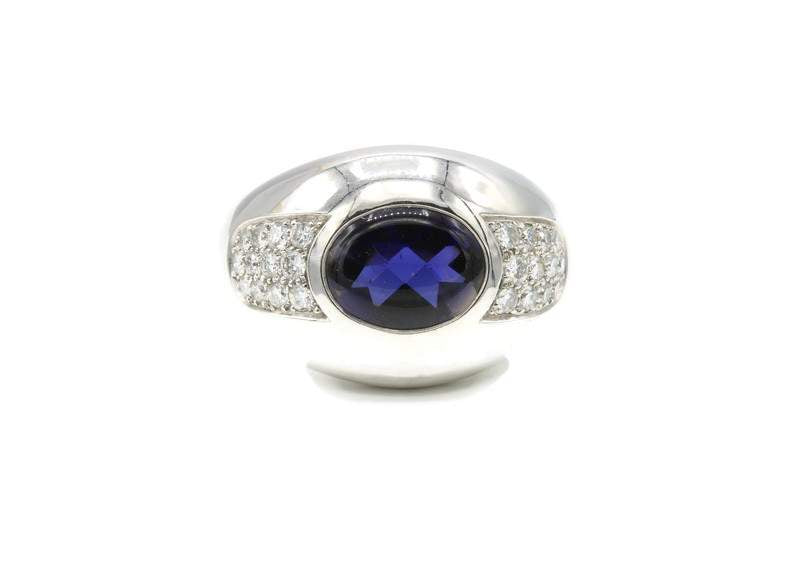 MAUBOUSSIN IOLITE DIAMOND RING