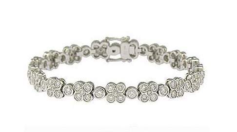 DIAMOND FLOWER BRACELET