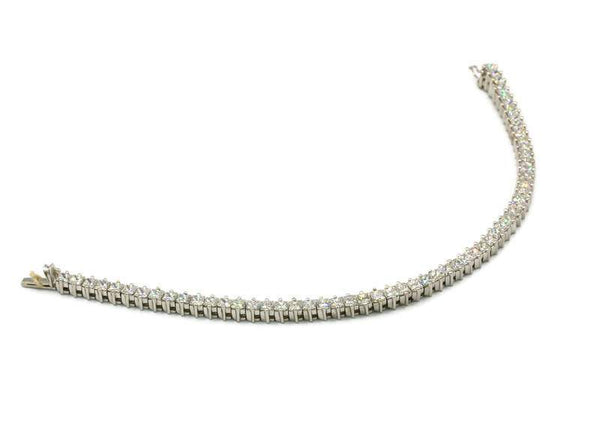 PRINCESS CUT DIAMOND TENNIS BRACELET