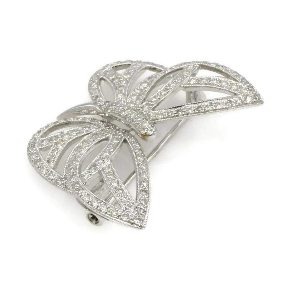 DIAMOND BUTTERFLY BROOCH