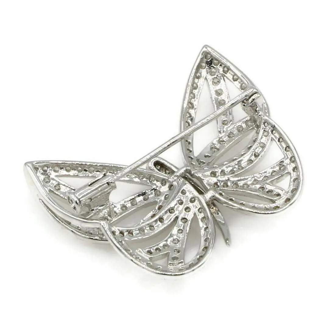 DIAMOND BUTTERFLY BROOCH