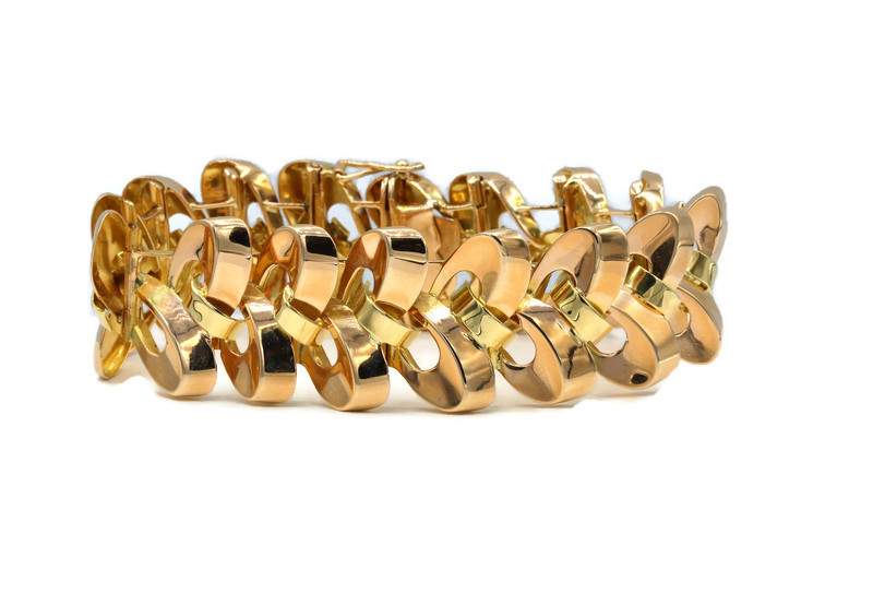 RETRO FRENCH GOLD BRACELET