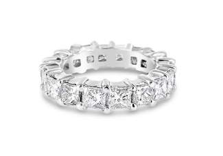 DIAMOND PRINCESS CUT ETERNITY BAND