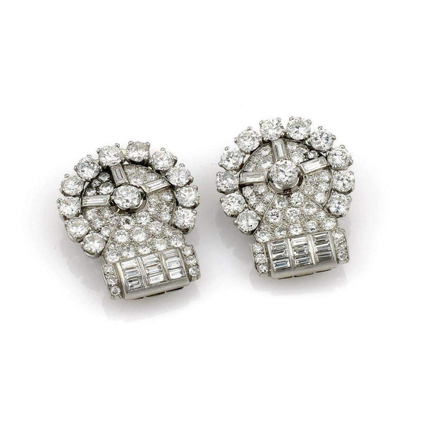 DIAMOND 1930'S DECO CLIPS