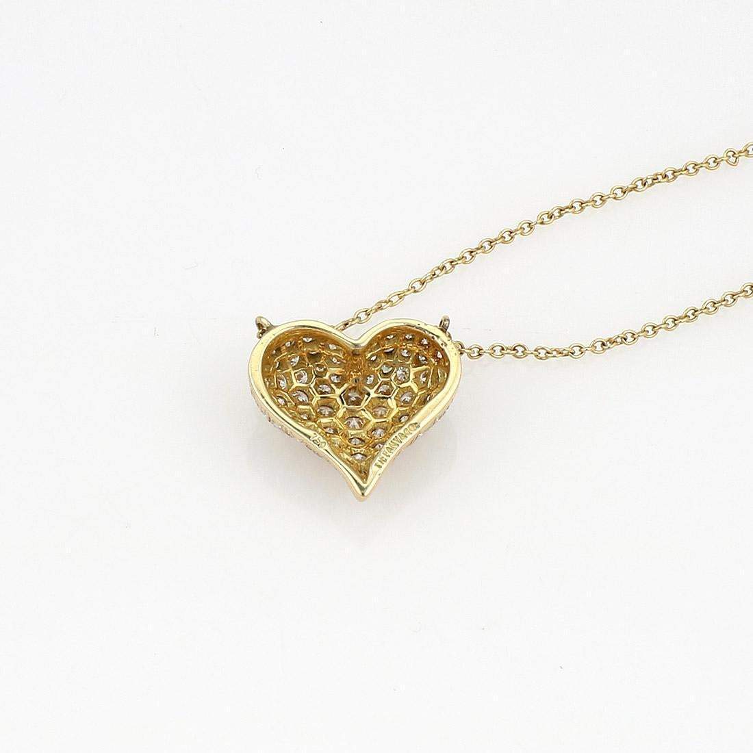 TIFFANY & CO DIAMOND HEART NECKLACE