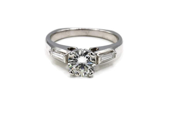 1.01CT ROUND DIAMOND ENGAGEMENT RING