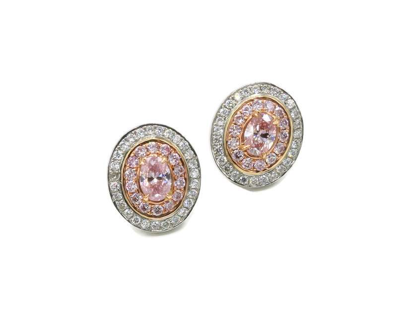 ARGYLE PINK DIAMOND EARRINGS