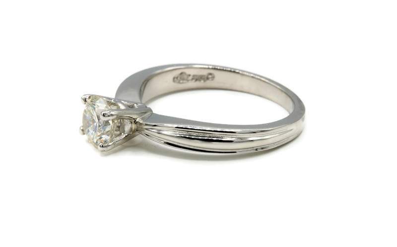 .77CT ROUND DIAMOND ENGAGEMENT RING