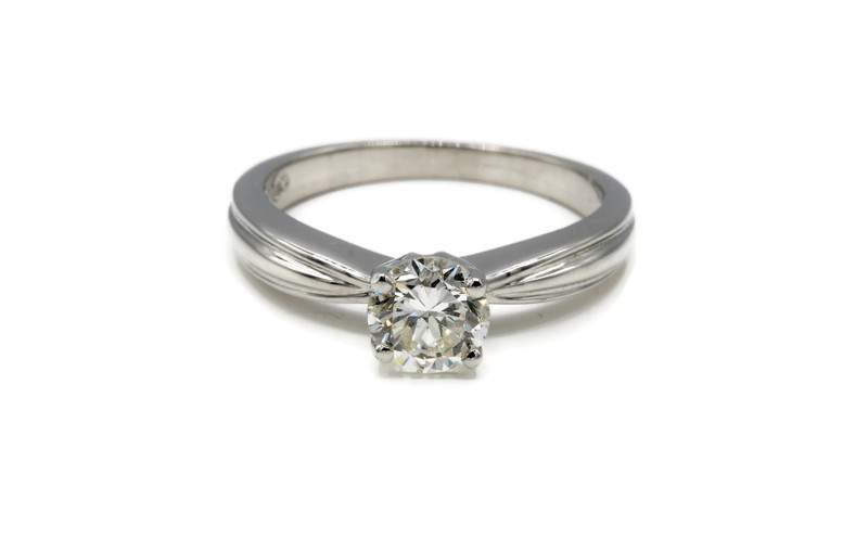 .77CT ROUND DIAMOND ENGAGEMENT RING