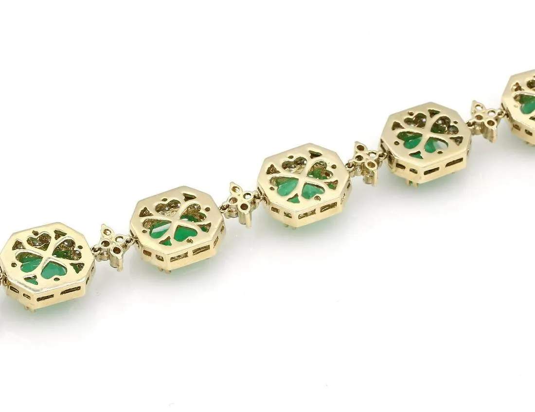 EMERALD AND DIAMOND BRACELET