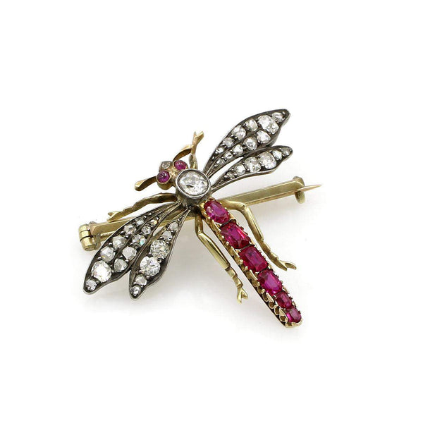 ANTIQUE DRAGONFLY BROOCH