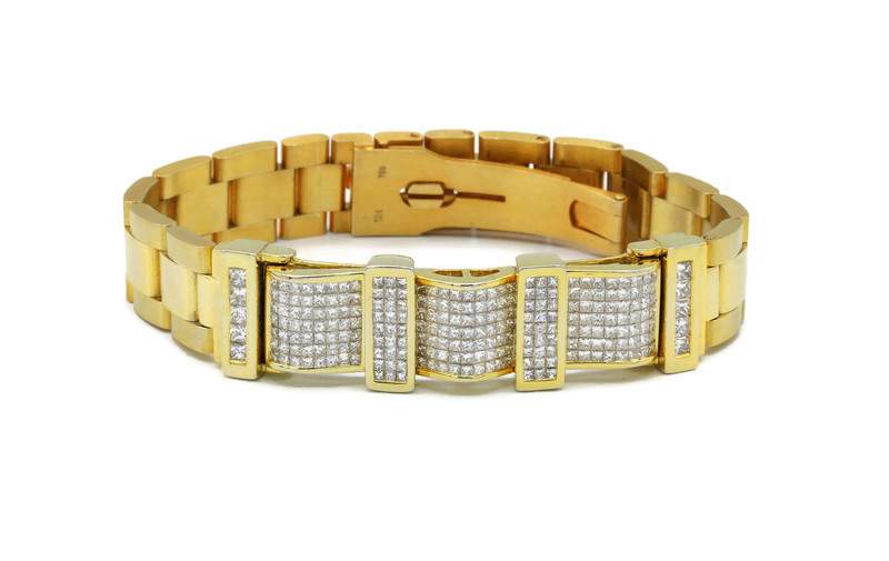 DIAMOND WATCH BAND BRACELET