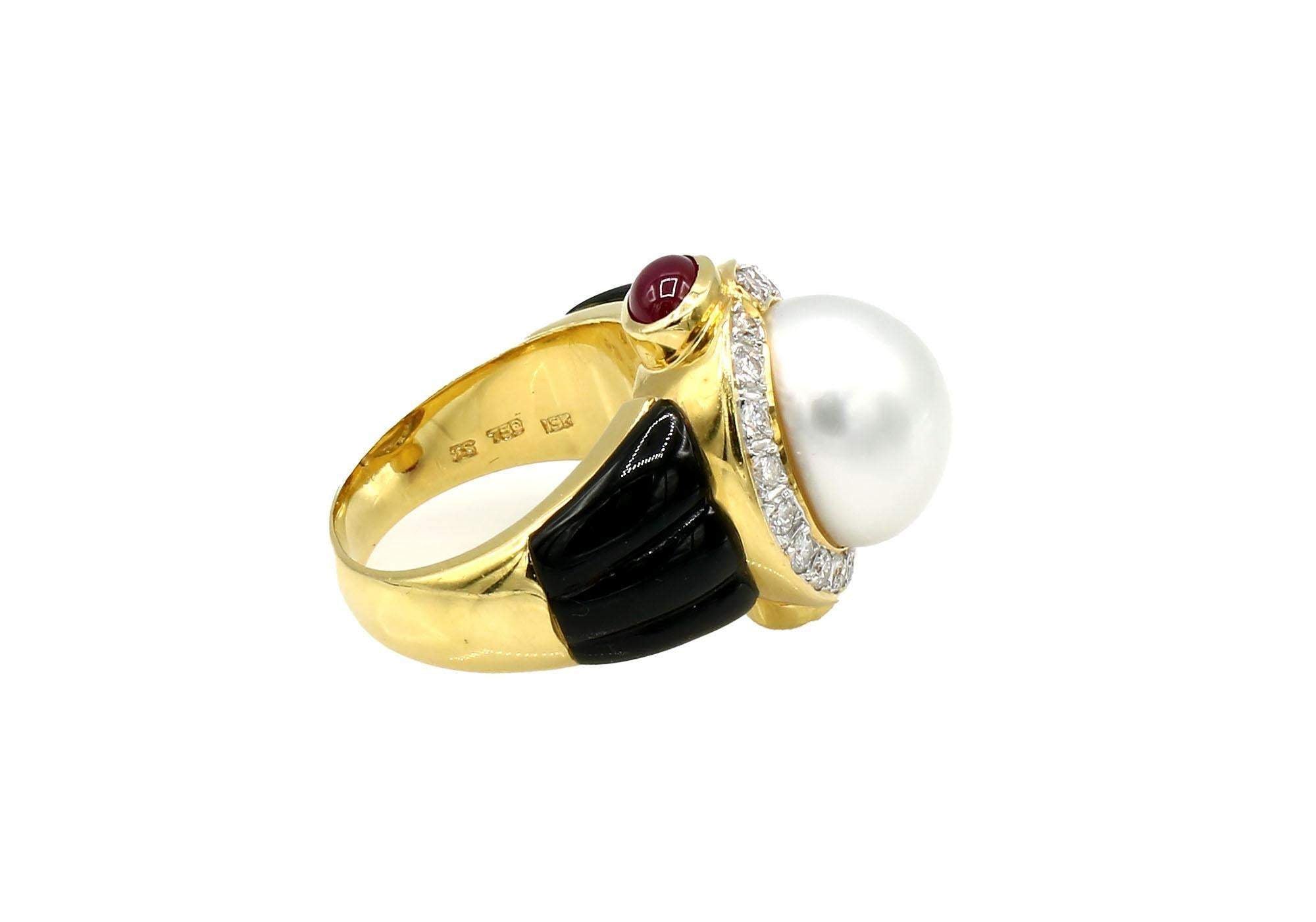 UNIQUE SOUTH SEA PEARL RING