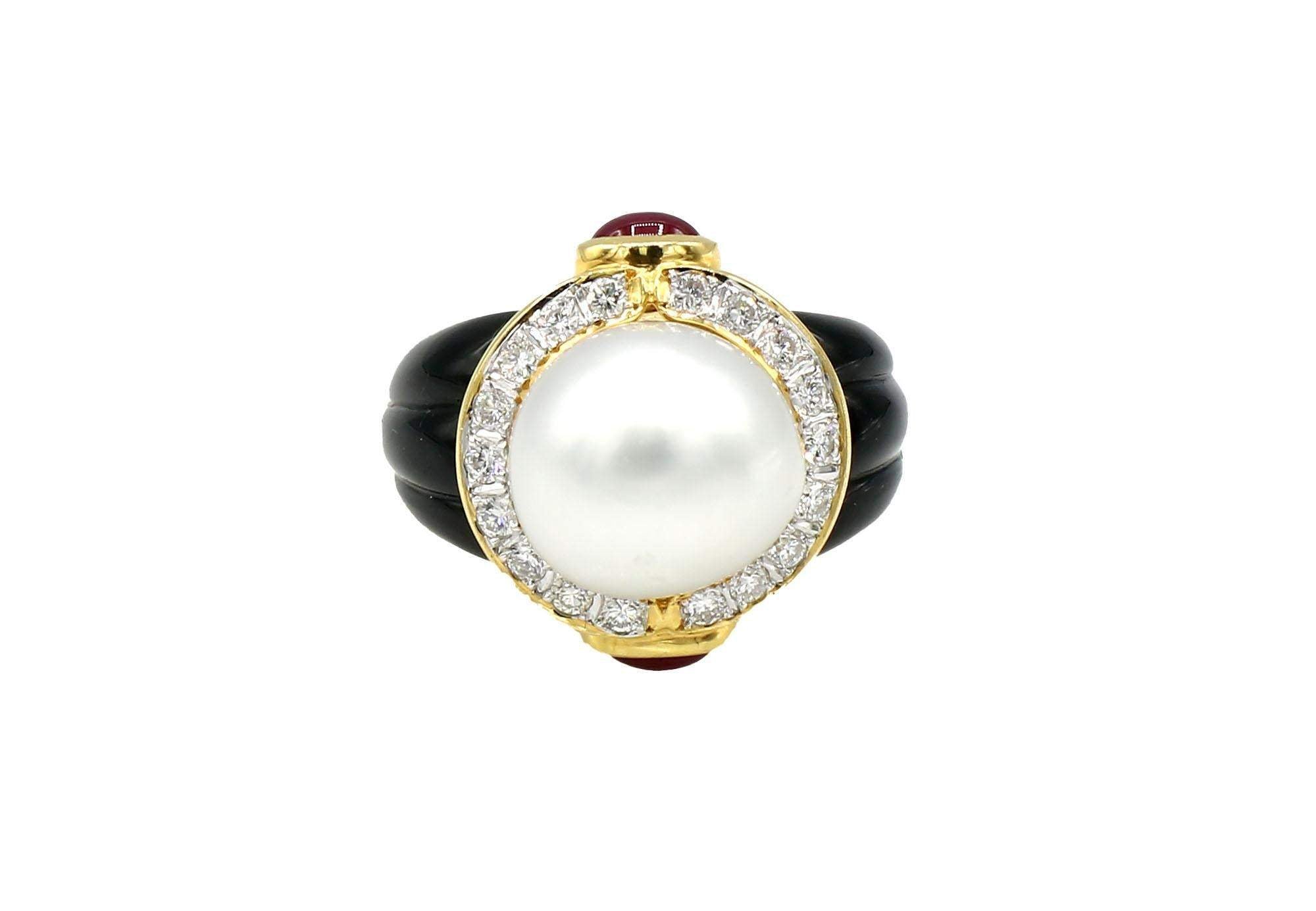 UNIQUE SOUTH SEA PEARL RING