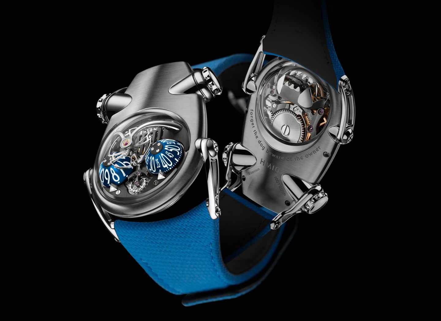 MB&F HM10 Bulldog TI- Blue/Titanium